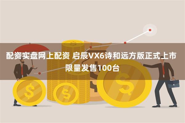 配资实盘网上配资 启辰VX6诗和远方版正式上市 限量发售100台